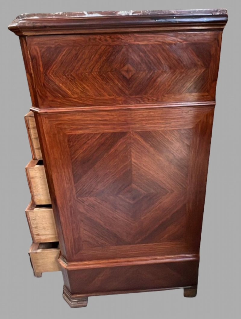 A 19thc French Marble Topped Commode